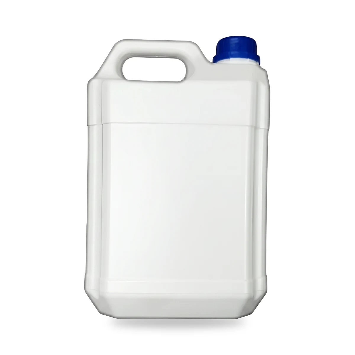 Galão de PEAD 5 litros leitosa reciclado com alça e tampa azul